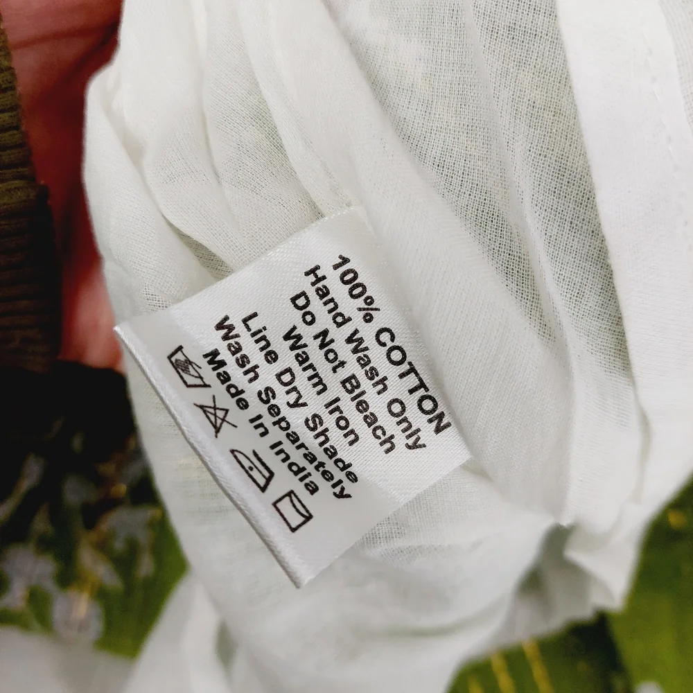 New Clara The Label Clover Mini (Renwick Olive) Ballon Sleeves Mini Dress P2384 - Picture 10 of 11